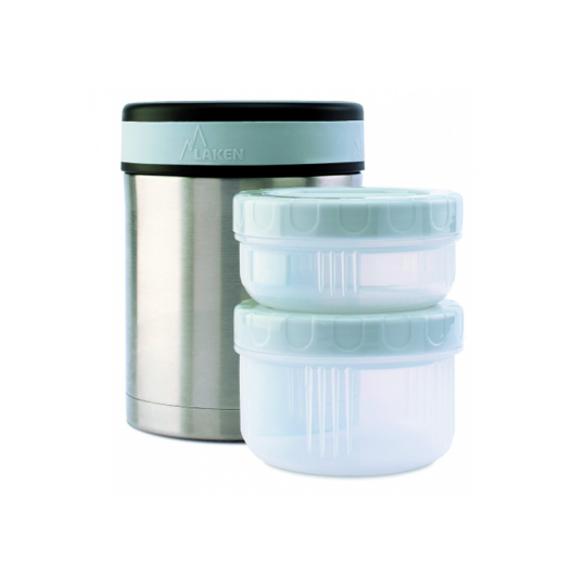 STAINLESS STEEL, 2 CONTAINERS